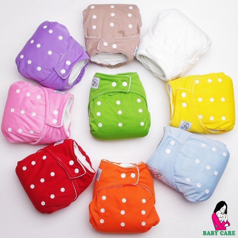 Baby Care Washable Baby Diaper With 2 Pads - Image 1