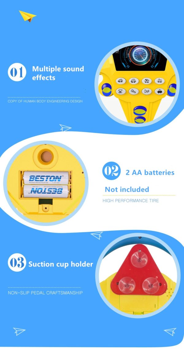 Educational Baby Car Steering Wheel - Image 3