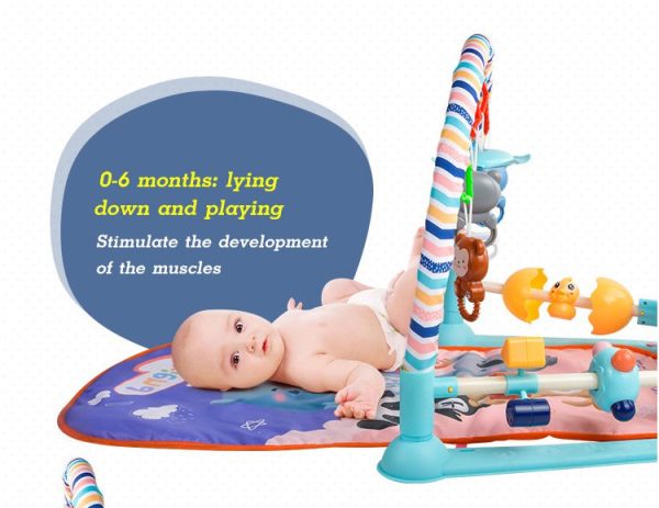 GYM Piano Mat with Multiple Toys - Image 3