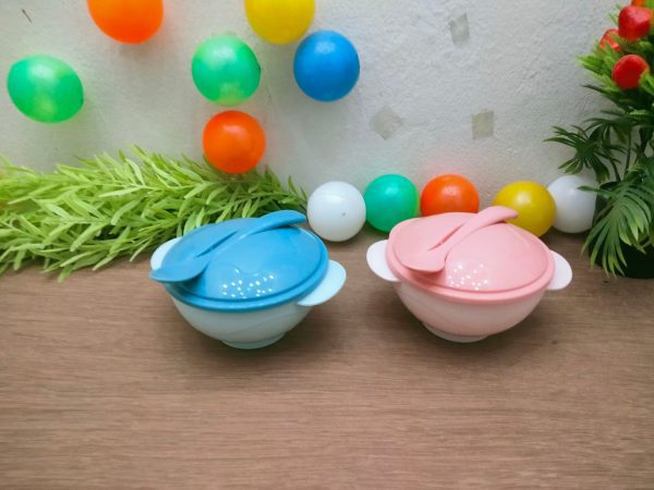 Baby Food Feeding Suction Bowl with Spoon - Image 2