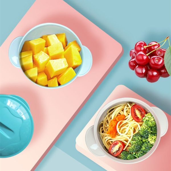 Baby Food Feeding Suction Bowl with Spoon - Image 4