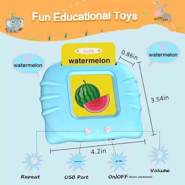 Baby Educational Flashcards Reader Toy - Image 3