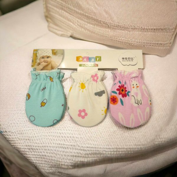 Newborn Hand Gloves (1 Set 2 jora) - Image 2