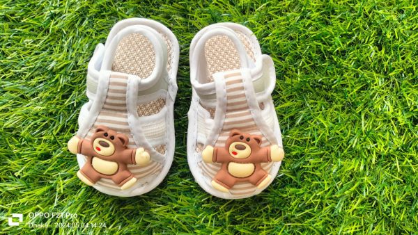 Cute Baby Carton Shoes With Rubber sole - Image 2