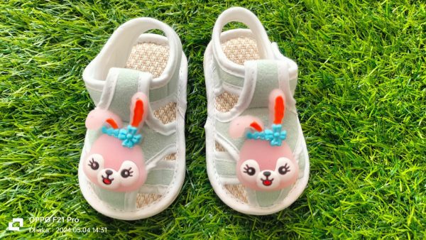 Cute Baby Carton Shoes With Rubber sole - Image 7