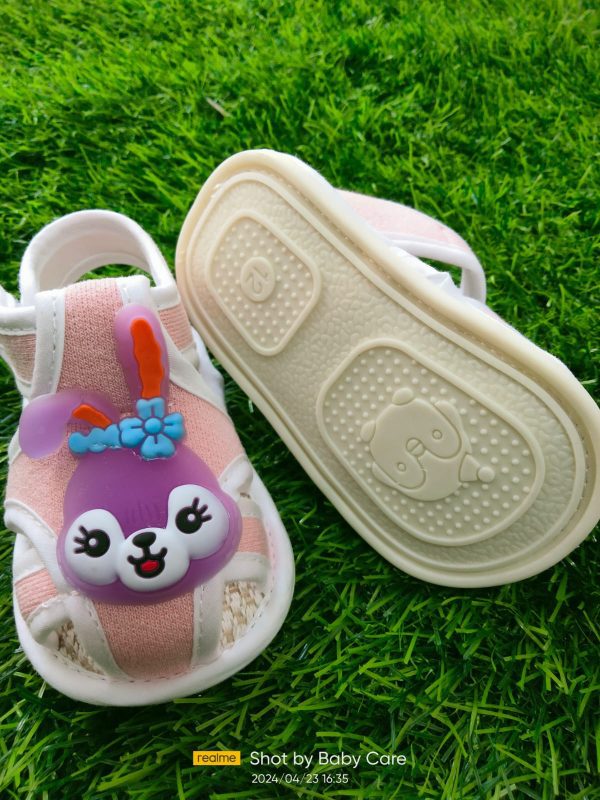 Cute Baby Carton Shoes With Rubber sole - Image 16