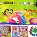 Premium Plastic Ludo Board Game Set for Kids