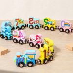 Kids Magnetic Train Building Blocks Number Car Educational Toy - Image 2
