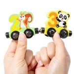 Kids Magnetic Train Building Blocks Number Car Educational Toy - Image 3