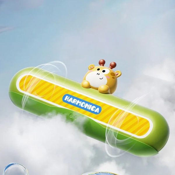 Cute Plastic Musical Harmonica Toy For Kids - Image 2