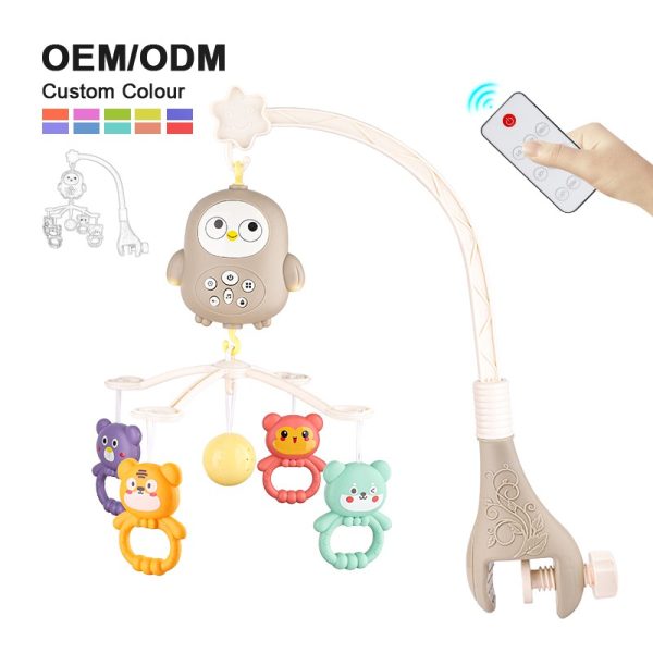 Remote Control Musical Hanging Baby Crib Toy - Image 2