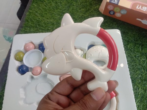Newborn Baby Gift Hand Rattle Toys - Image 3