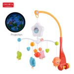 Baby Musical Crib Mobile Bed Bell Hanging Toys with projection
