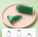 3 Pcs Silicone Pacifier Bottle Cleaning Brush - Image 4