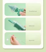 3 Pcs Silicone Pacifier Bottle Cleaning Brush - Image 9