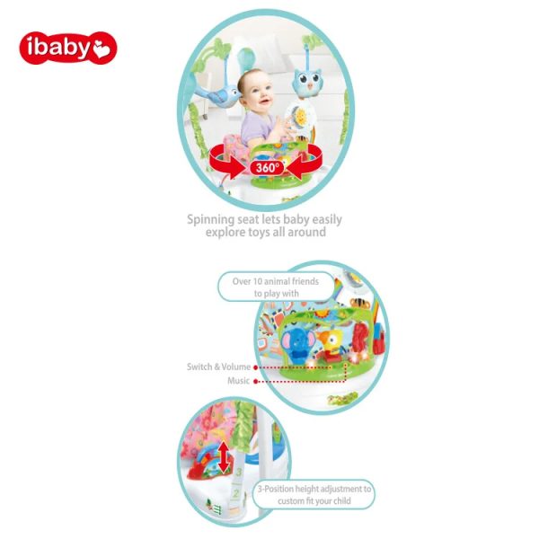 Baby jumping multifunctional musical chair - Image 5