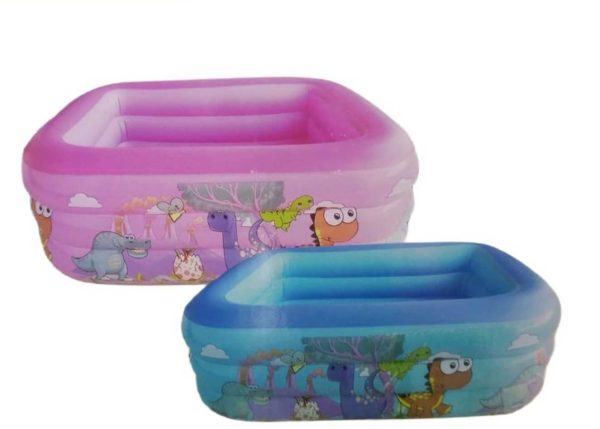 Kids three-ring rectangular pool FD882 - Image 2