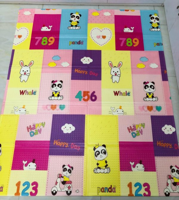 Waterproof Foldable Educational Baby Play Mat (6*5 Feet) - Image 2