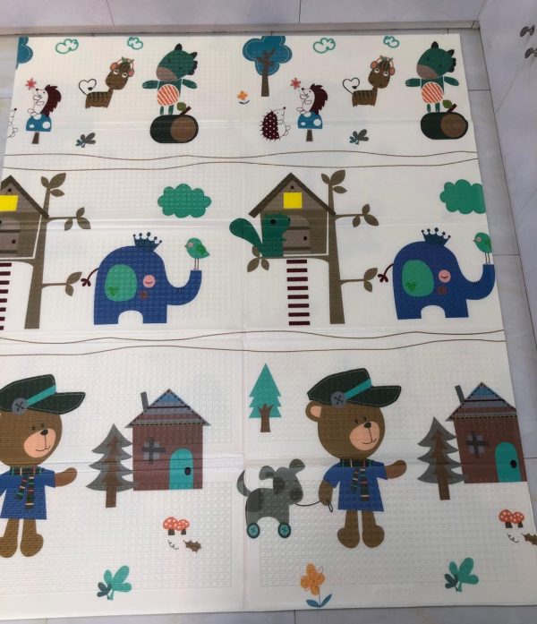 Waterproof Foldable Educational Baby Play Mat (6*5 Feet) - Image 13