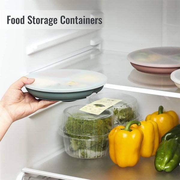 Silicone Feeding Plate Set With Lid - Image 4