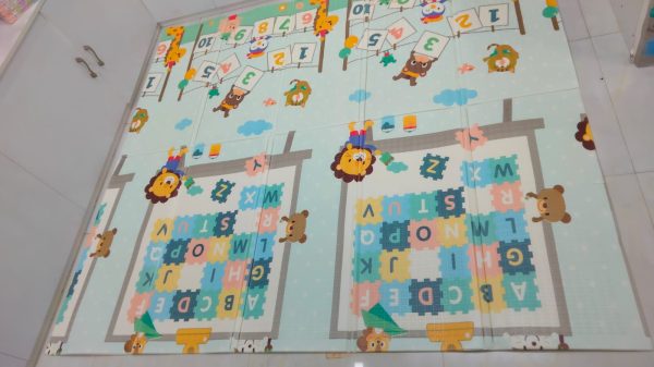 Waterproof Foldable Educational Baby Play Mat 6.5*6 Feet (Approx) - Image 4