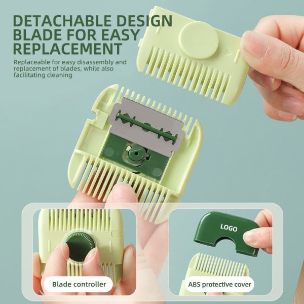 2-in-1 Mini Manual Hair Trimmer Comb - Image 2