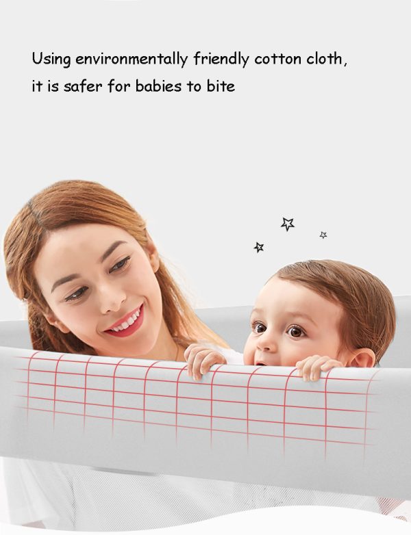 Childrens Adjustable & Foldable Safety Bed Guard Rail - Image 7
