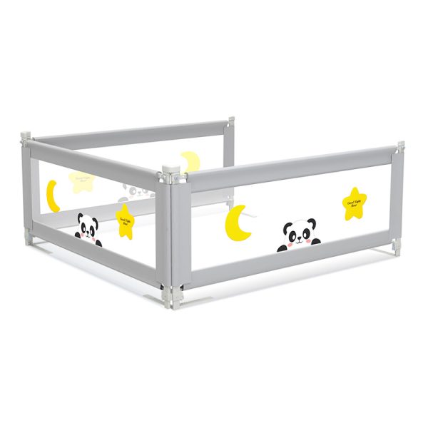 Childrens Adjustable & Foldable Safety Bed Guard Rail - Image 4