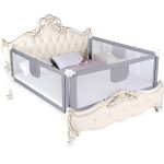 Childrens Adjustable & Foldable Safety Bed Guard Rail - Image 6