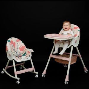 Multifunctional 2-in-1 Baby High Chair and Rocker