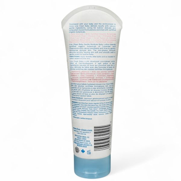 Live Clean Gentle Moisture Baby Lotion - Image 2