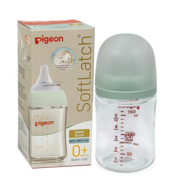 Pigeon SoftLatch 160ml Glass Feeding Bootle - Image 2
