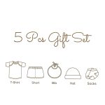 Elegant Kids Baby Clothing Gift Set (5Pcs) - Image 3
