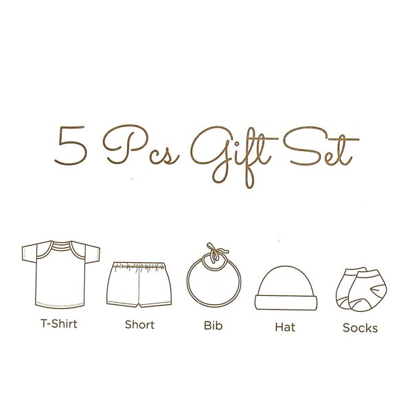 Elegant Kids Baby Clothing Gift Set (5Pcs) - Image 3