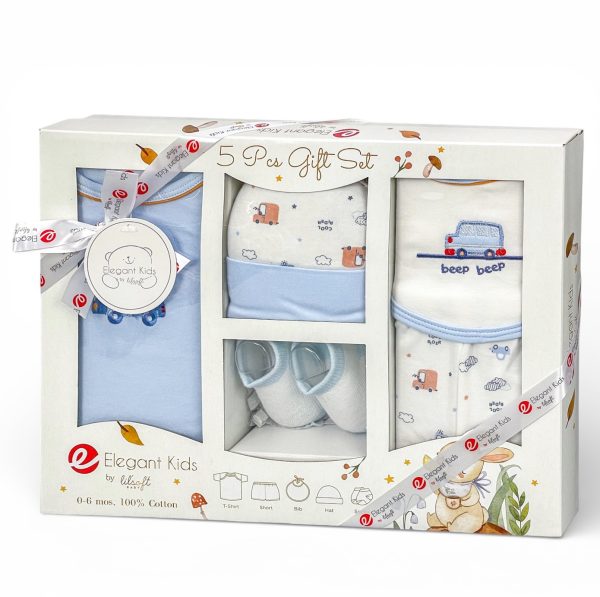 Elegant Kids Baby Clothing Gift Set (5Pcs) - Image 2