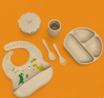 7Pcs Silicone Printed Feeding Set - Image 6