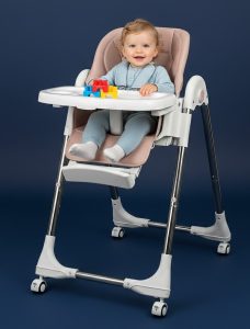 Adjustable Feeding High Chair and Reclining (Q330)