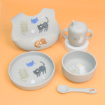 Animal Style BPA Free Silicone Tableware Set