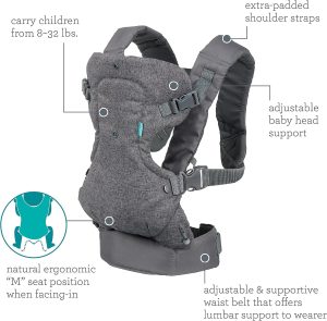 Infantino Flip Advanced 4-in-1 Convertible Carrier Bag - Image 3