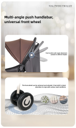 BBH 703A twin Baby stroller - Image 5