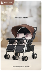 BBH 703A twin Baby stroller - Image 9