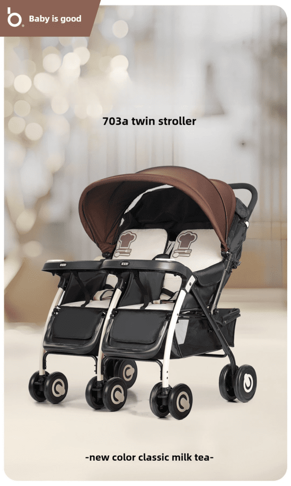 BBH 703A twin Baby stroller - Image 9