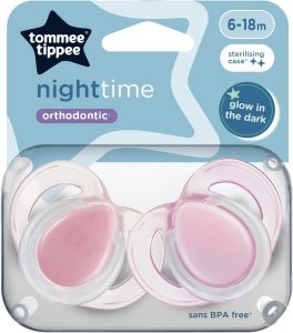 Tommee Tippee Nighttime Orthodontic Soother (6-18m) - Image 7