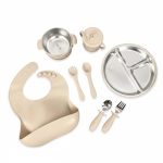 Premium 8Pcs Silicone Feeding Set - Image 7