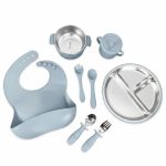 Premium 8Pcs Silicone Feeding Set - Image 5