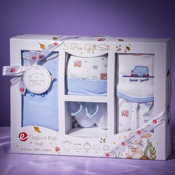 Elegant Kids Baby Clothing Gift Set (5Pcs) - Image 6