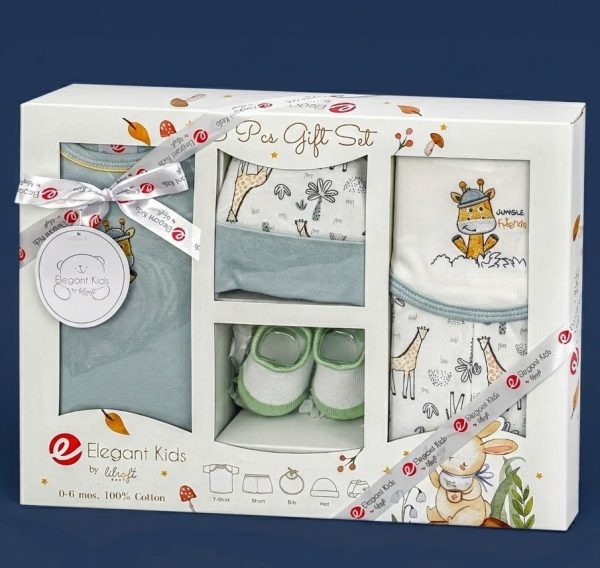 Elegant Kids Baby Clothing Gift Set (5Pcs) - Image 5