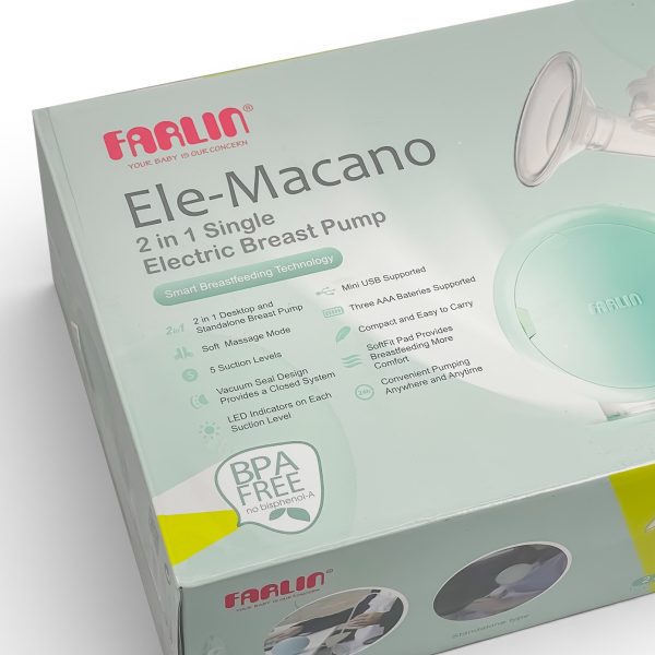 Farlin Ele-Macano 2 in 1 Single Electric Breast Pump - Image 6