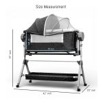 Baby Crib with Remote & Bluetooth (Electrical) - Image 2