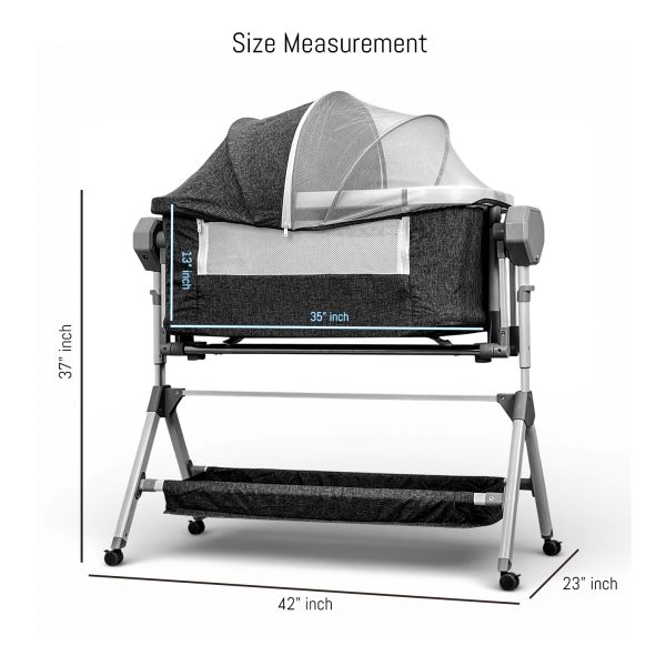 Baby Crib with Remote & Bluetooth (Electrical) - Image 2